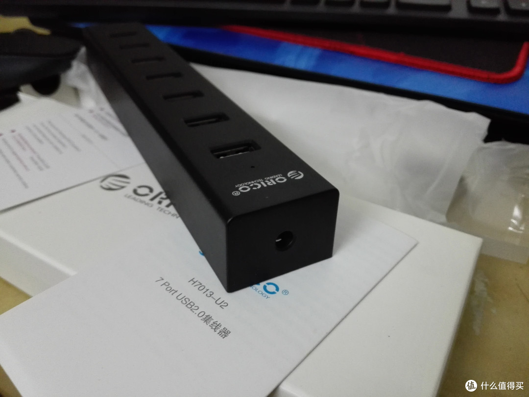 普通的开箱:ORICO 奥睿科 7口USB集线器 & 包尔星克数据线