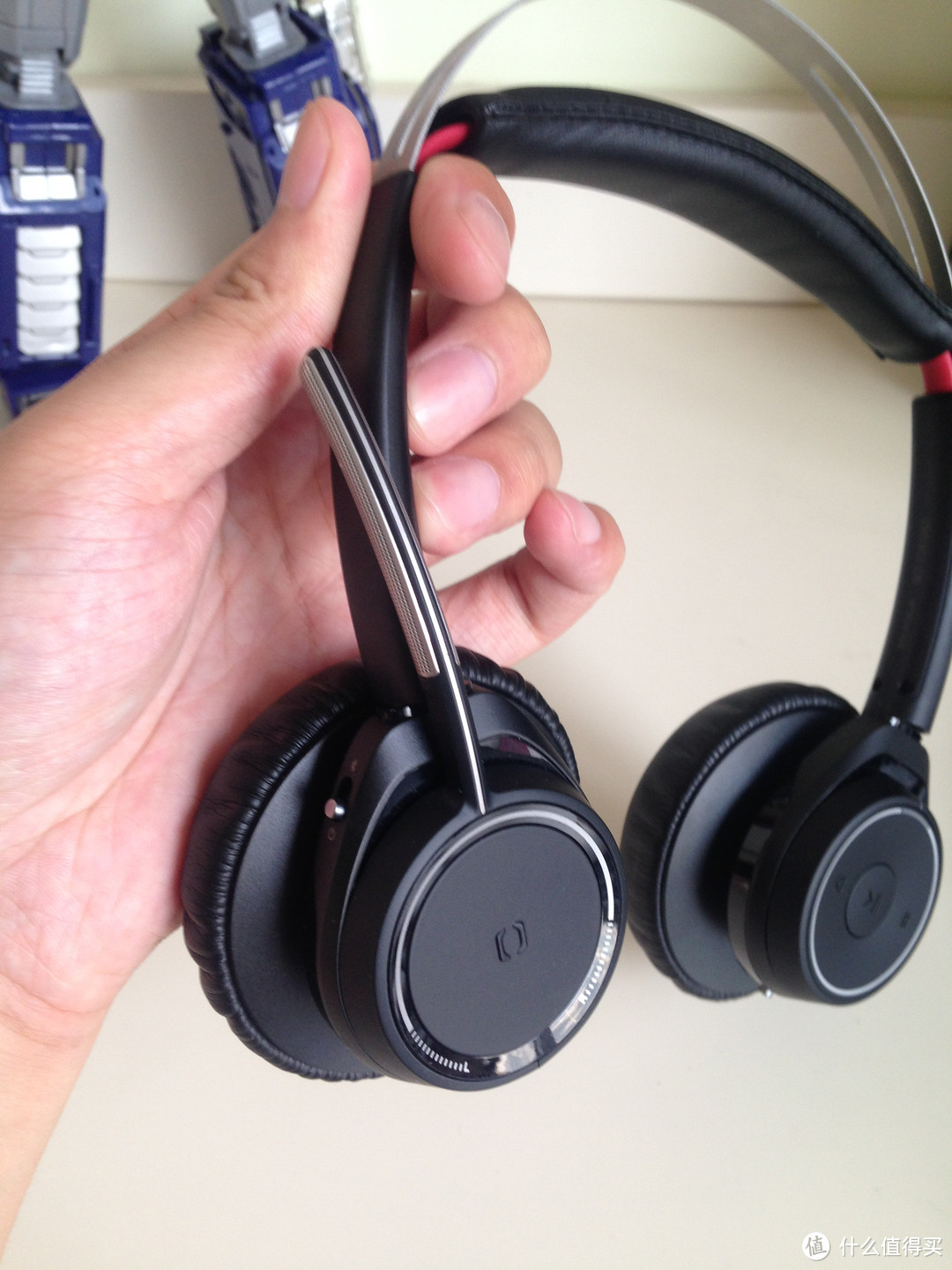 #本站首晒# Plantronics 缤特力 Voyager Focus UC B825 头戴式蓝牙耳机 评测