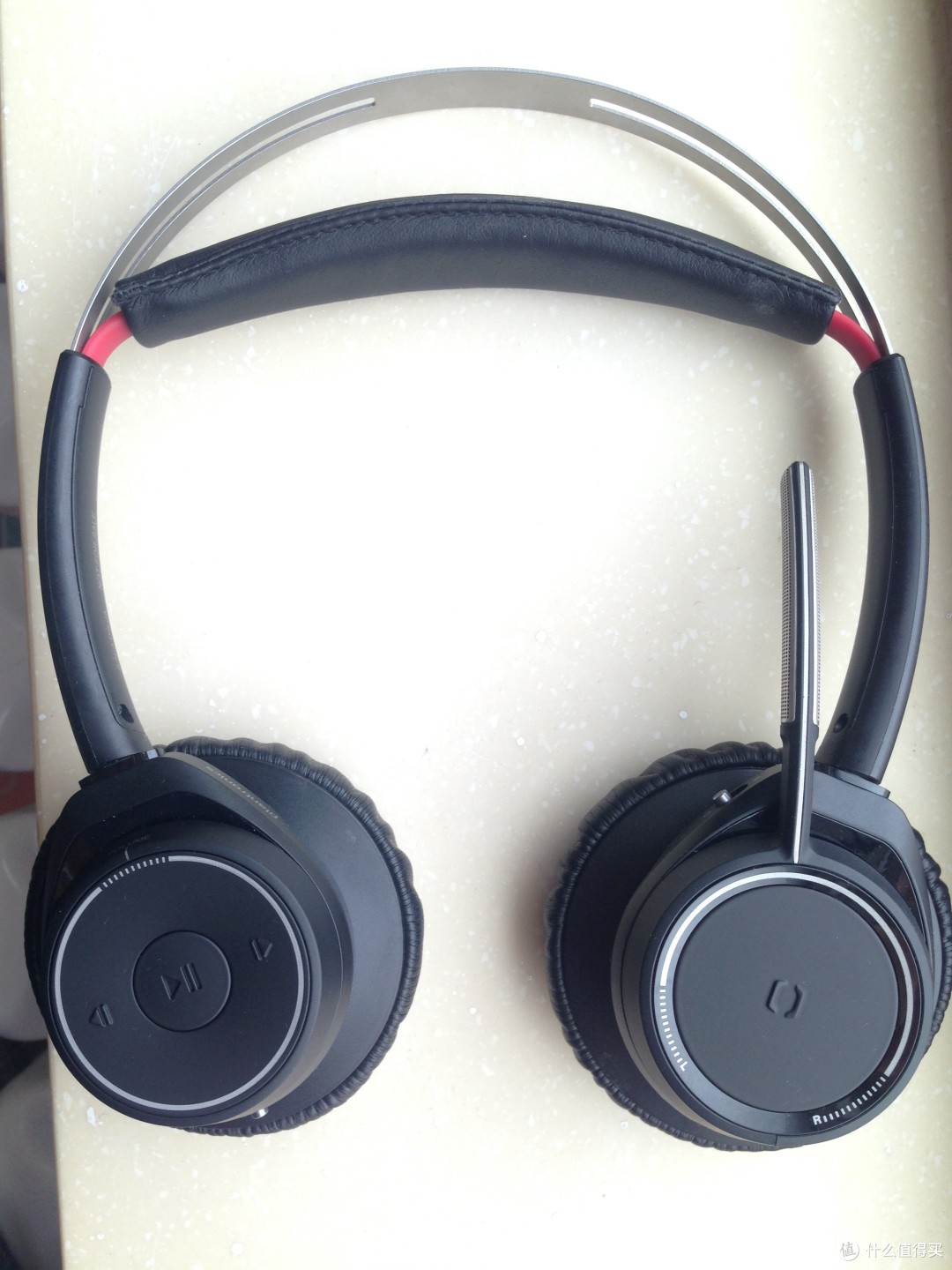 #本站首晒# Plantronics 缤特力 Voyager Focus UC B825 头戴式蓝牙耳机 评测