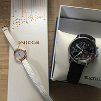 海淘改变生活之手表：Seiko 精工Chronograph 系列 男表+wicca 女表