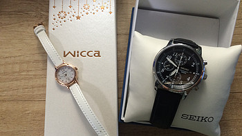 海淘改变生活之手表：Seiko 精工Chronograph 系列 男表+wicca 女表