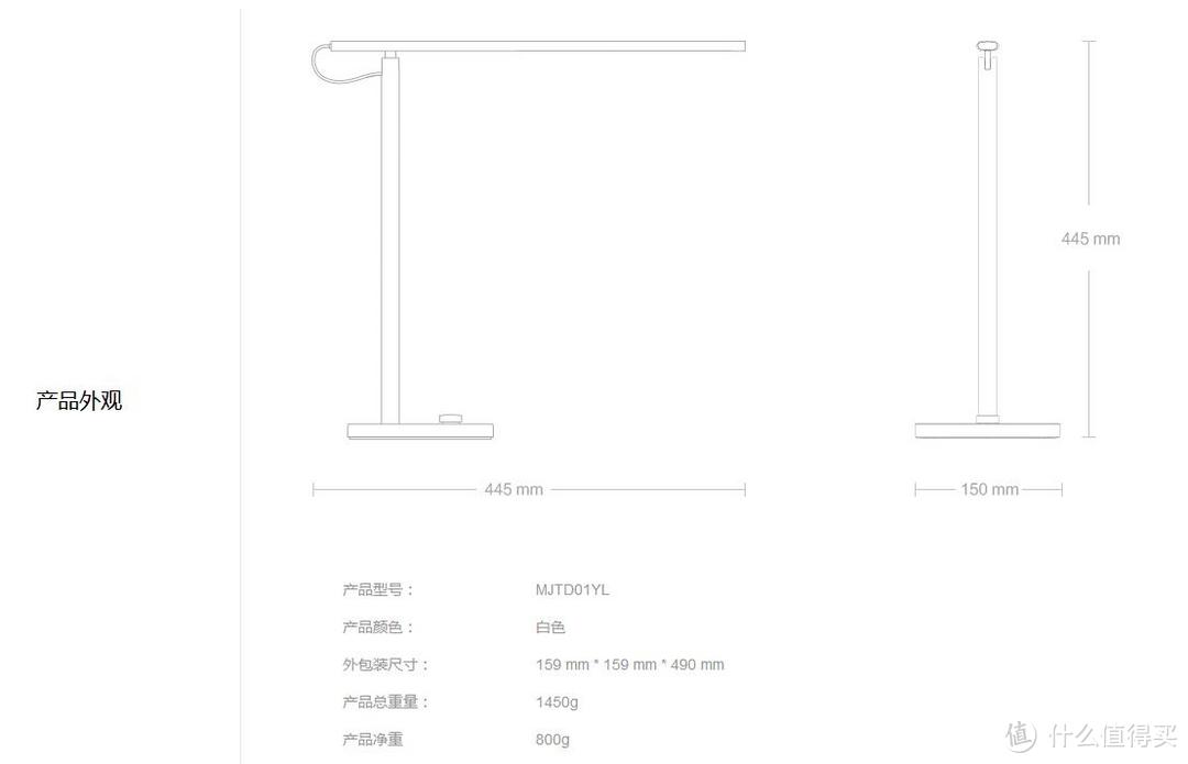 Mi 小米 LED智能台灯 简约开箱