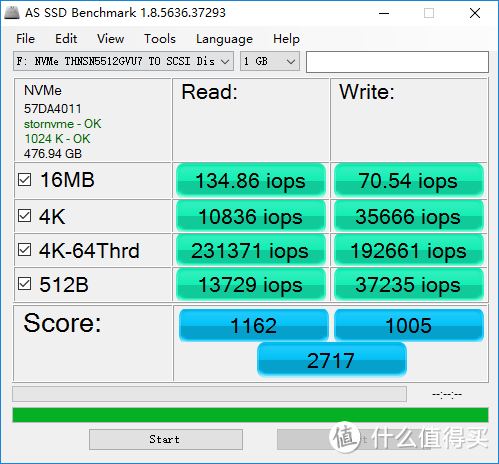 超越SM951又快又热的 TOSHIBA 东芝 512G M.2接口 NVME SSD 硬盘测评