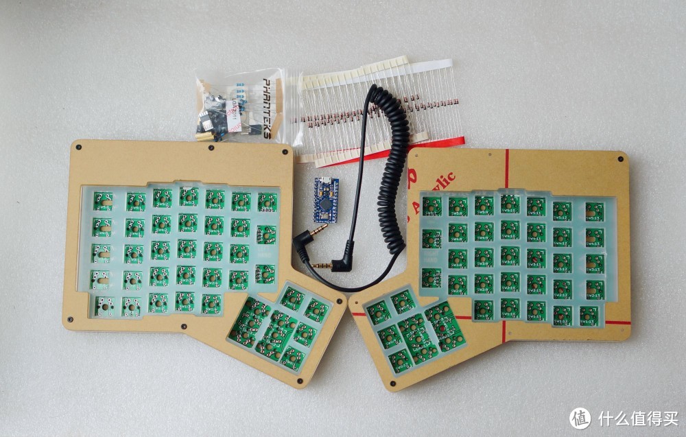 普及版ErgoDox——ErgoDone二狗蛋人体工学 机械键盘