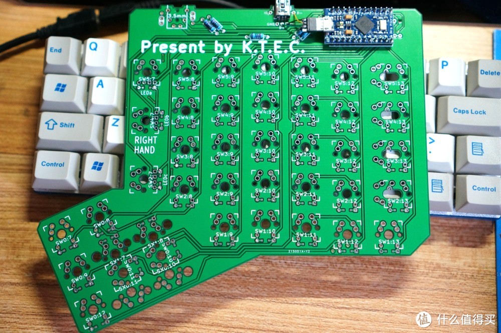 普及版ErgoDox——ErgoDone二狗蛋人体工学 机械键盘