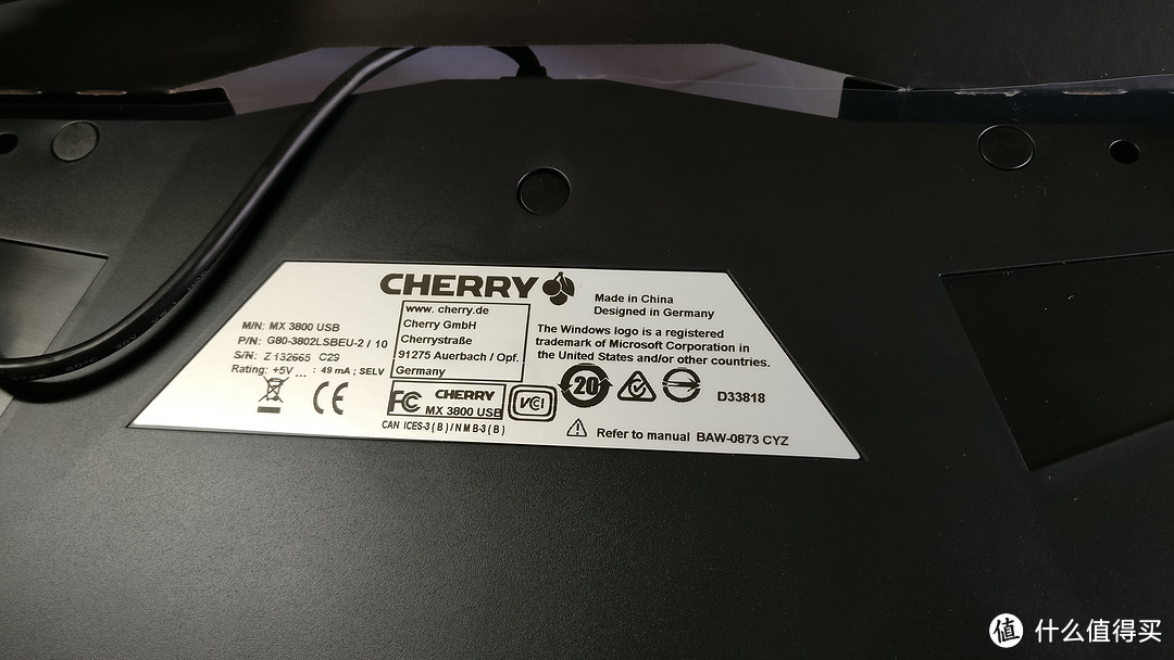 #原创新人#Cherry 樱桃 MX-BOARD 2.0C 青轴 机械键盘