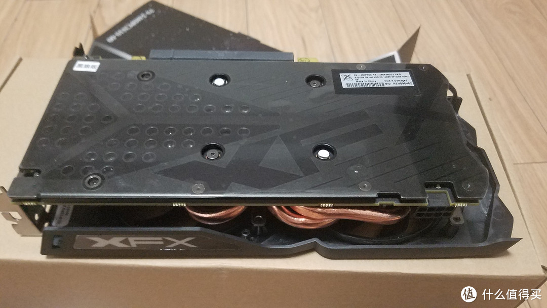 #原创新人# XFX 讯景RX480 4G 黑狼版显卡 开箱分享