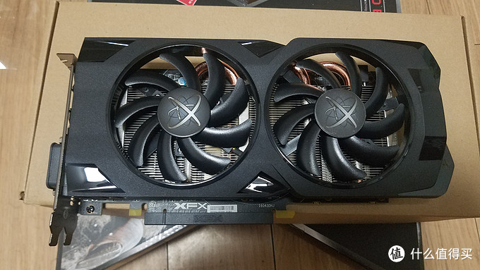 原創新人# xfx 訊景rx480 4g 黑狼版顯卡 開箱分享