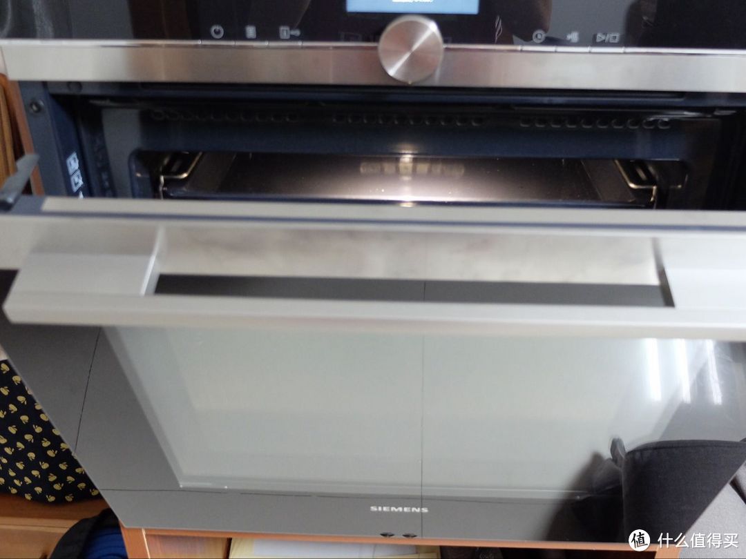 #本站首晒# SIEMENS 西门子次旗舰嵌入式微波烤箱 HM676GBS1W