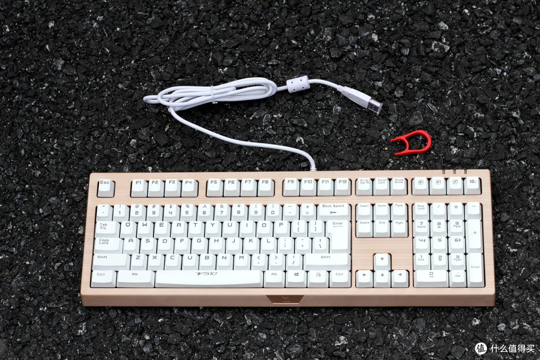#本站首晒# 不玩灯! - 简评雷柏(Rapoo) V510 机械游戏键盘