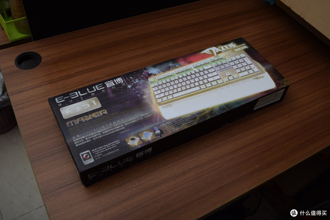 键盘还是机械的好——E-3LUE 宜博 K751 RGB机械键盘 开箱