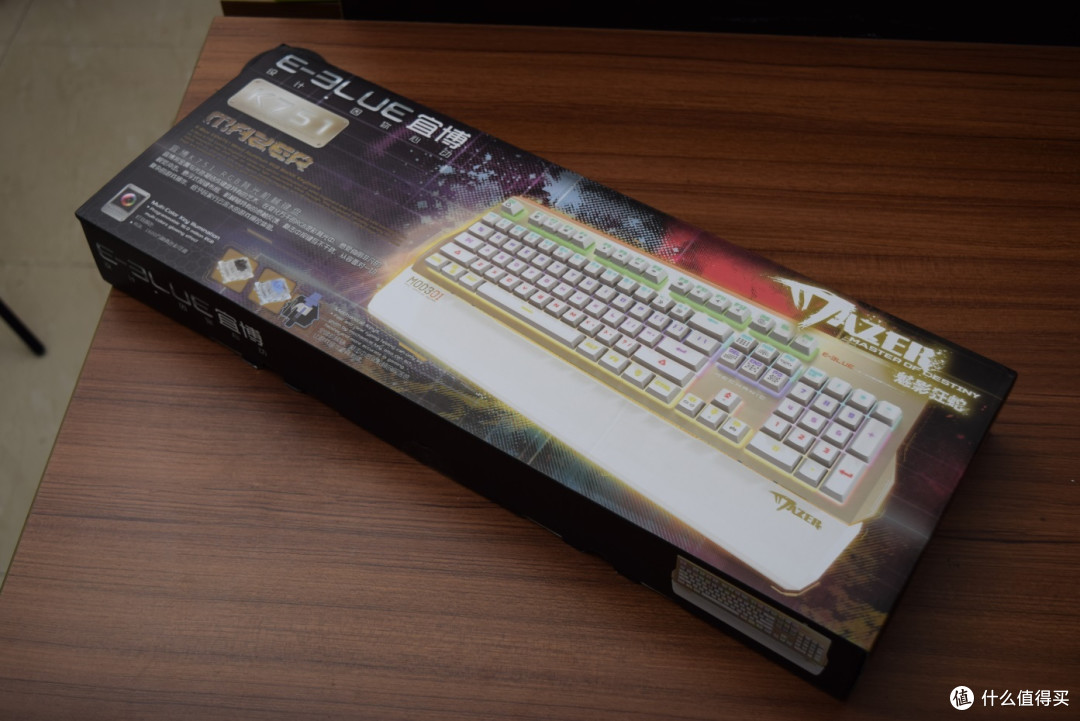 键盘还是机械的好——E-3LUE 宜博 K751 RGB机械键盘 开箱