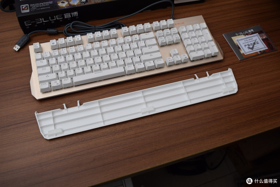 键盘还是机械的好——E-3LUE 宜博 K751 RGB机械键盘 开箱