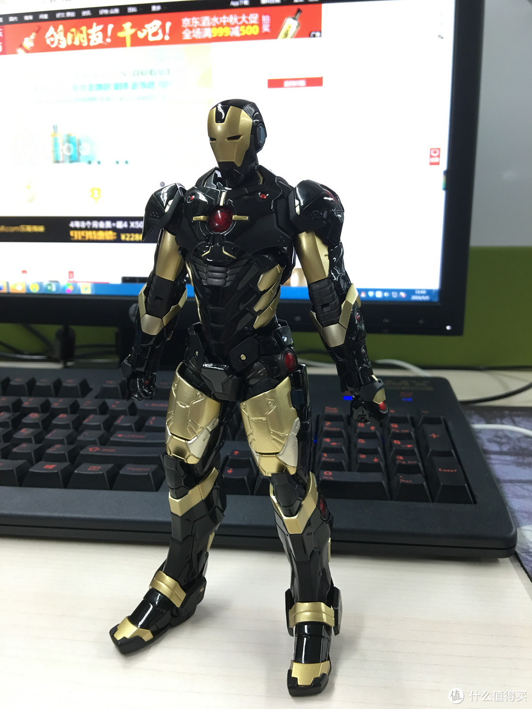 #本站首晒#千值練 RE:EDIT IRON MAN  黑金裝甲鋼鐵俠