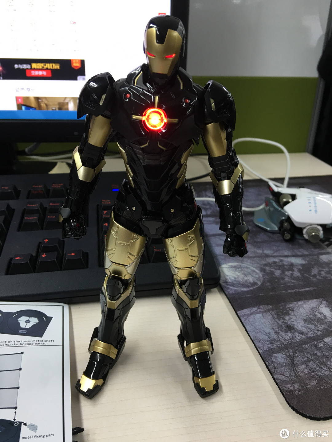 #本站首晒#千值練 RE:EDIT IRON MAN  黑金裝甲鋼鐵俠