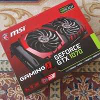 微星 GTX1070 GAMING 显卡外观展示(信仰灯|接口|风扇|热管)