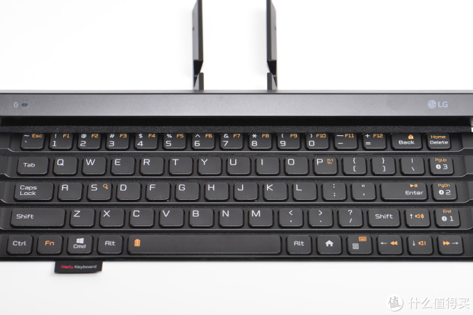 #本站首晒#设计最棒的折叠键盘：LG Rolly Keyboard 710 舒适的可卷曲全键盘