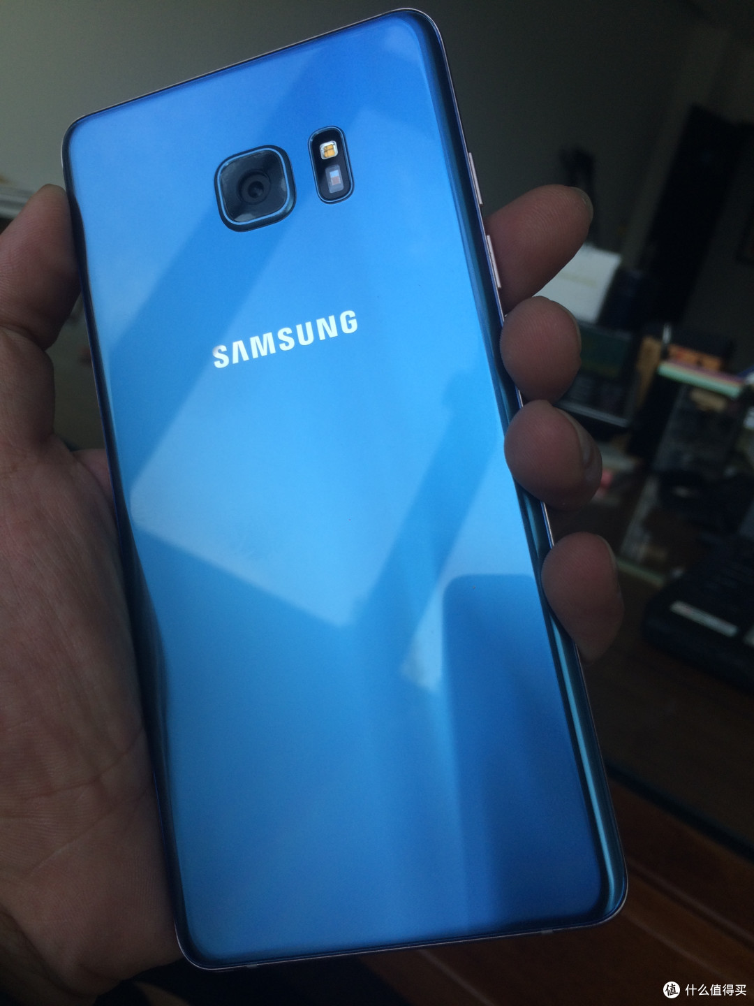 原创新人#仓啷啷!~大宝剑首开jd国行 三星 note7 珊瑚蓝版!