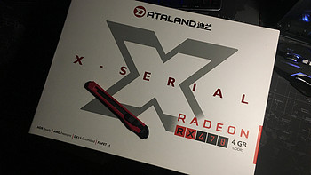 迪兰 RX470 X-Serial 4G 256Bit DX12 显卡外观展示(背板|接口)