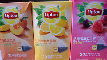 闻起来很香，喝起来怎样？Lipton 立顿 三款果茶+两款奶茶 评测