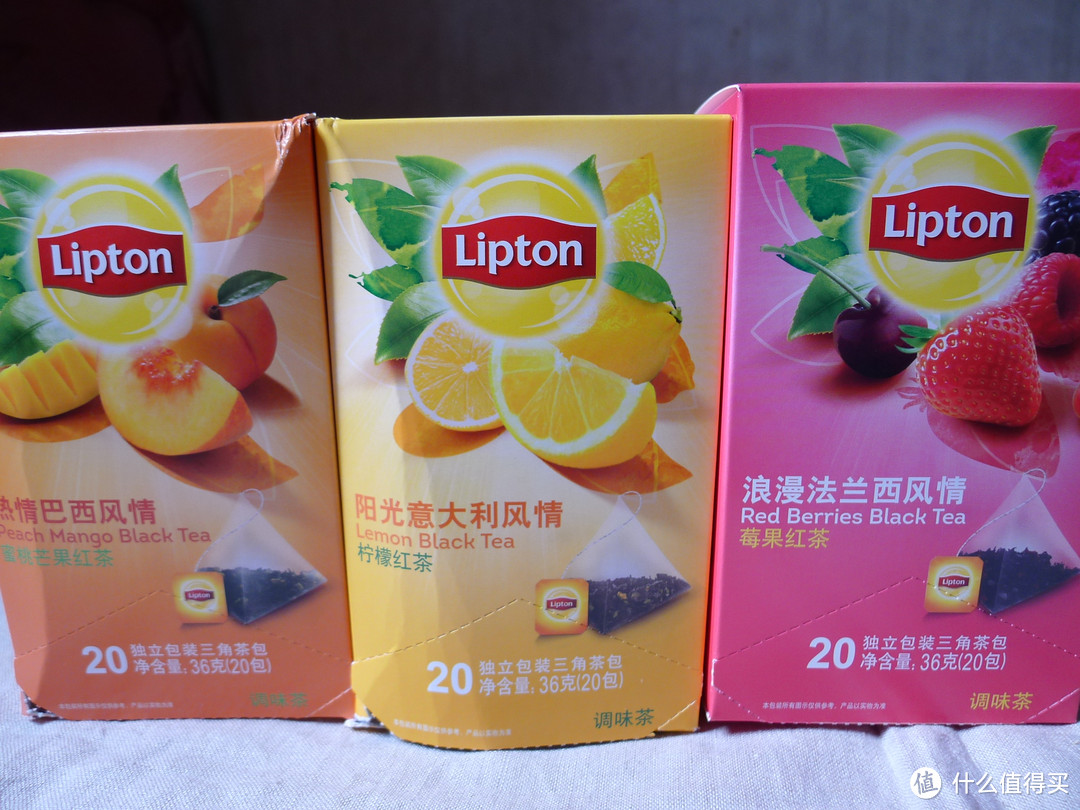 闻起来很香，喝起来怎样？Lipton 立顿 三款果茶+两款奶茶 评测