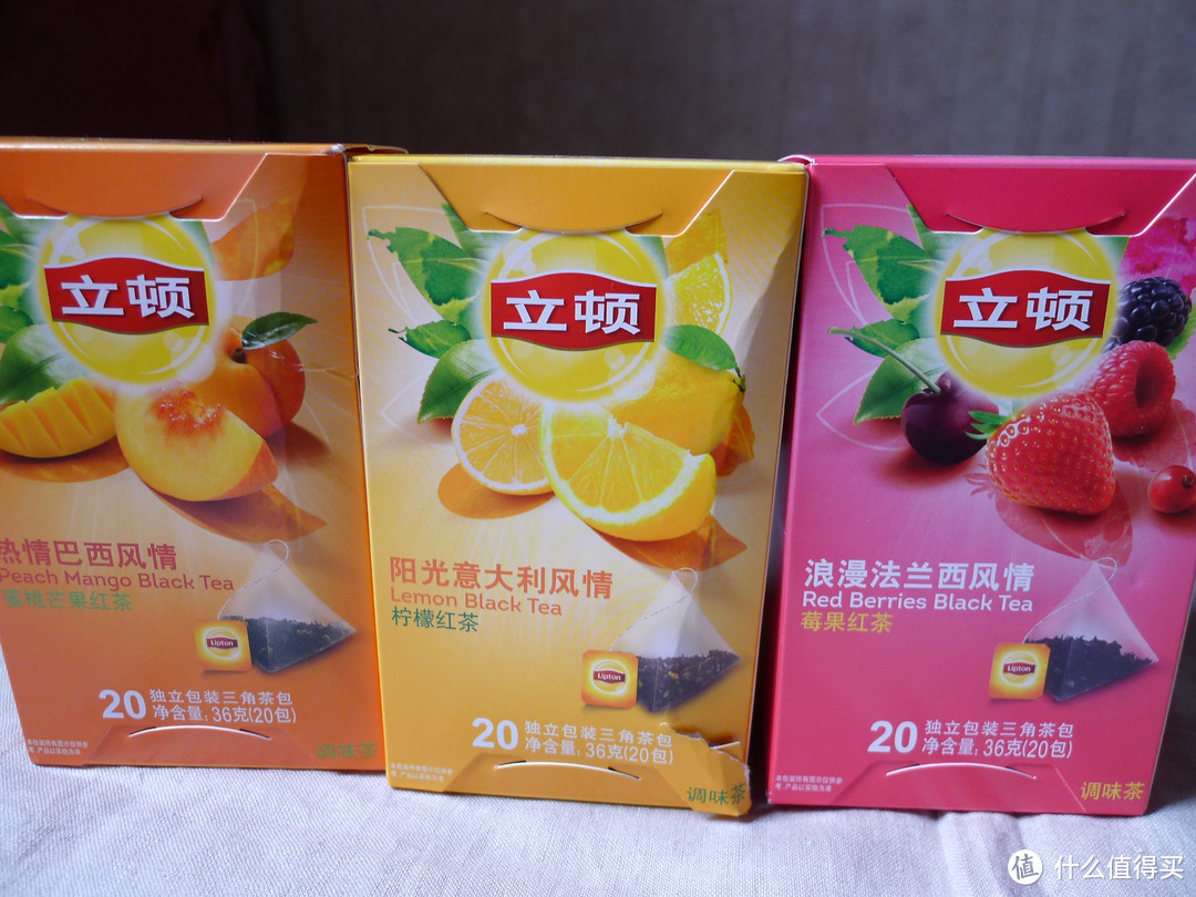 闻起来很香，喝起来怎样？Lipton 立顿 三款果茶+两款奶茶 评测