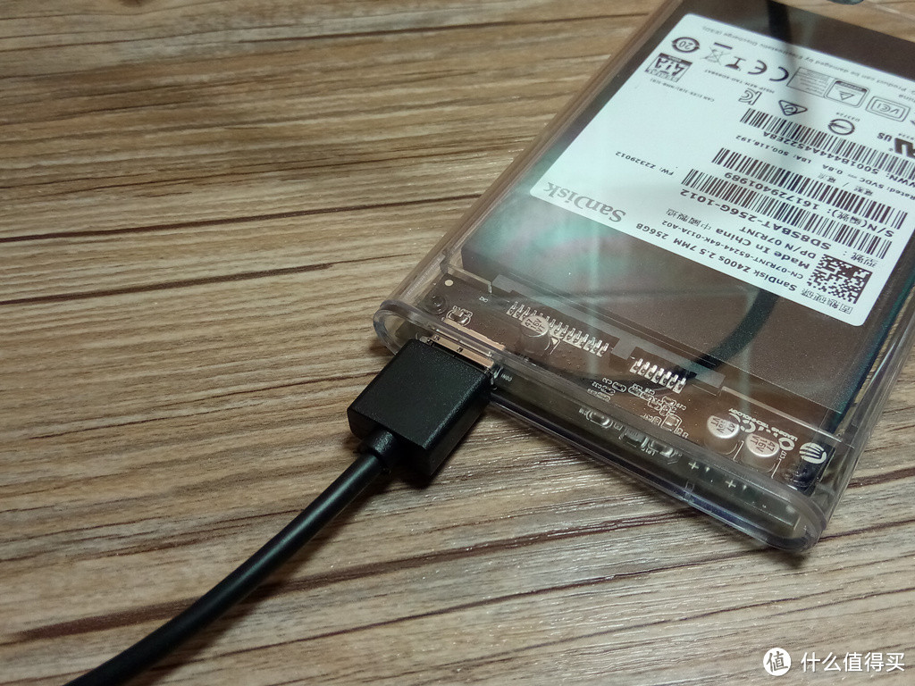 ORICO 奥睿科 USB 3.0透明内视移动硬盘盒 开箱