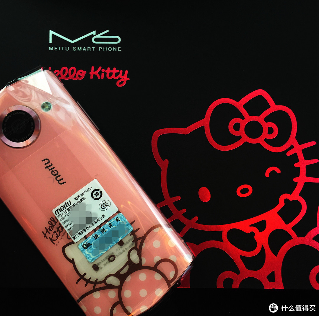 #本站首晒#为颜值买单-Meitu 美图 M6 hellokitty樱花粉开箱&景拍对比