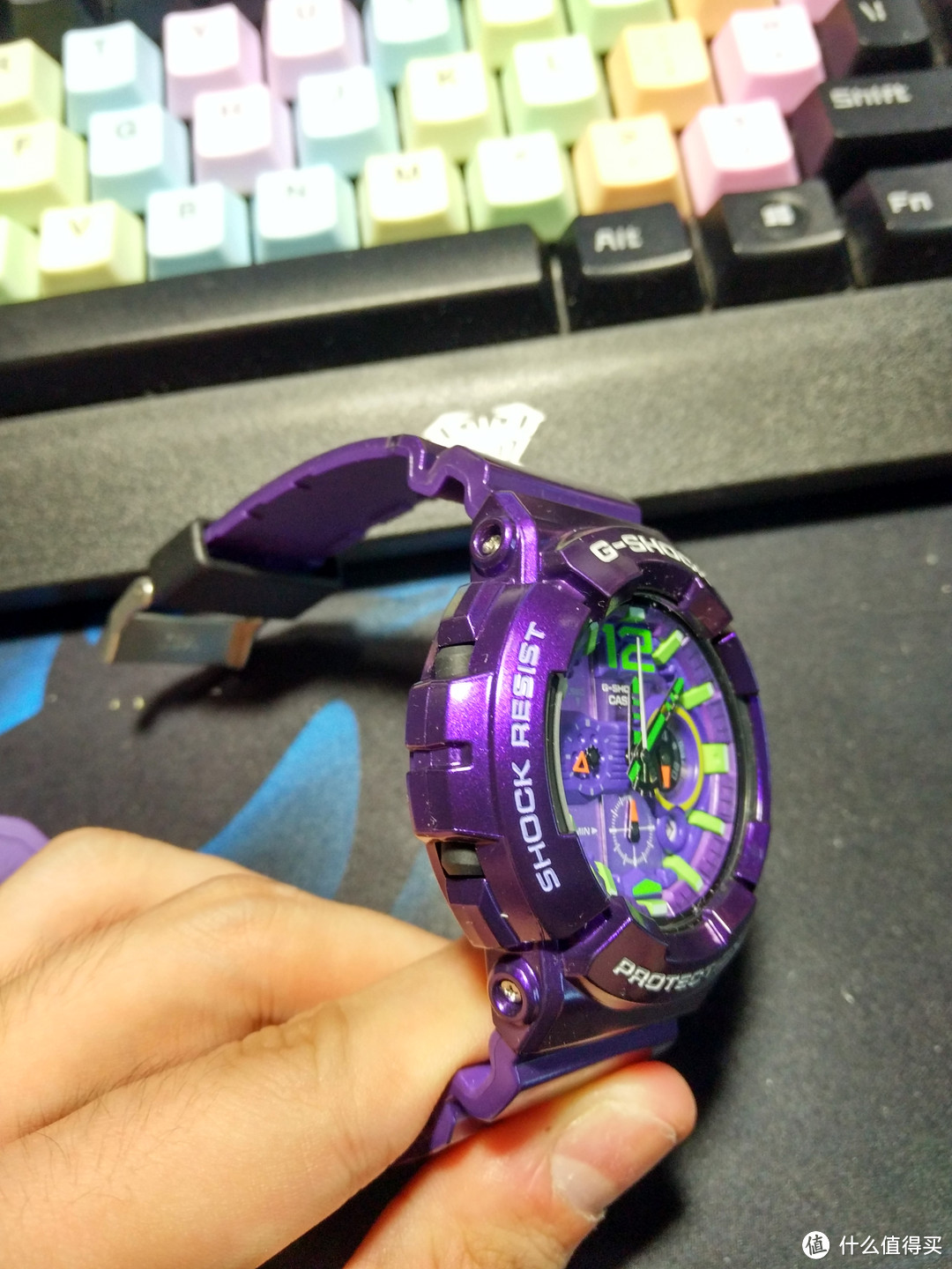 幻想EVA  G-SHOCK 绚丽紫 GAC-110-6A 腕表