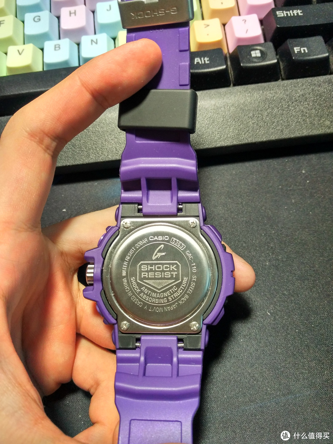 幻想EVA  G-SHOCK 绚丽紫 GAC-110-6A 腕表