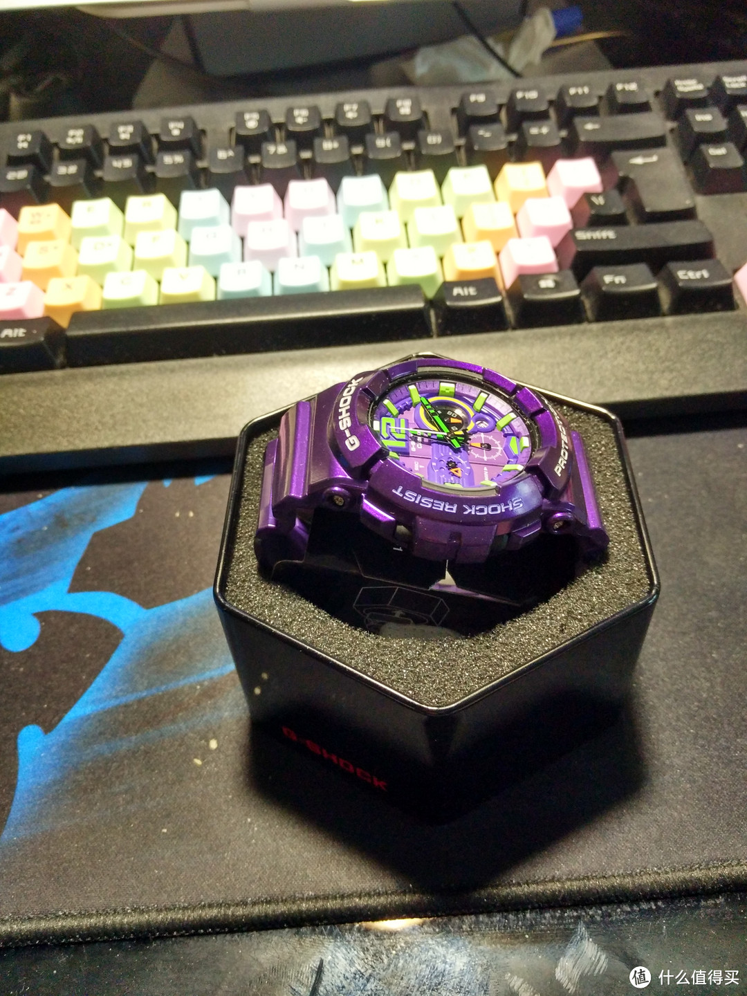 幻想EVA  G-SHOCK 绚丽紫 GAC-110-6A 腕表