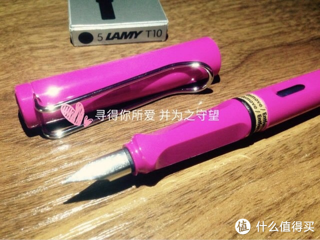 优雅动人：LAMY 凌美 狩猎系列 桃红色钢笔 开箱