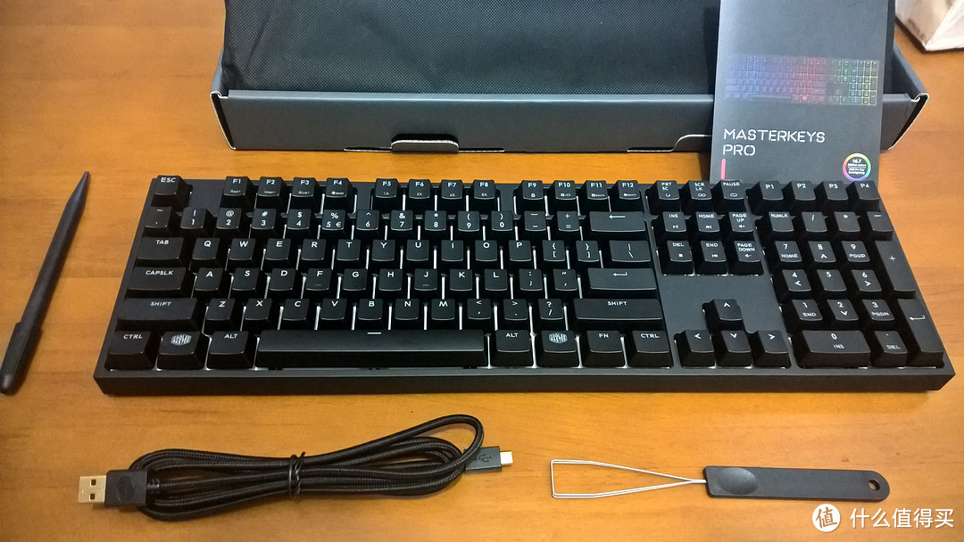 #原创新人#MasterKeys 酷冷至尊 Pro L RGB108 机械键盘 开箱测评