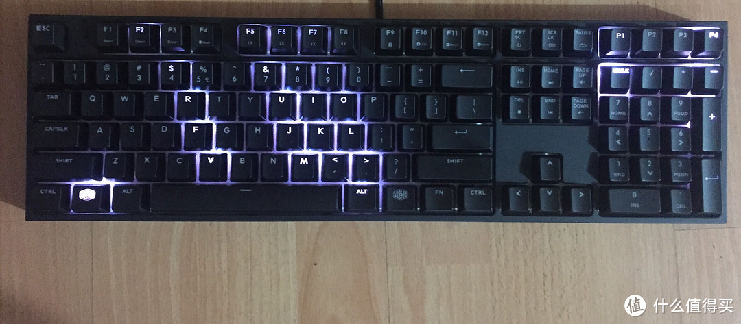 #原创新人#MasterKeys 酷冷至尊 Pro L RGB108 机械键盘 开箱测评