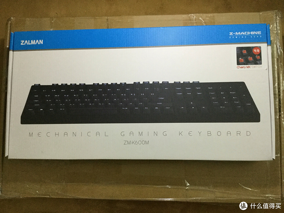 第一把机械键盘：ZALMAN 扎曼 ZMK-600M 键盘 开箱