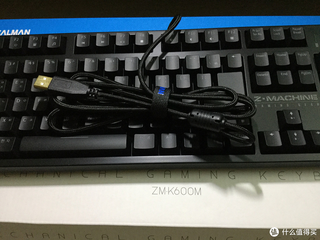 第一把机械键盘：ZALMAN 扎曼 ZMK-600M 键盘 开箱