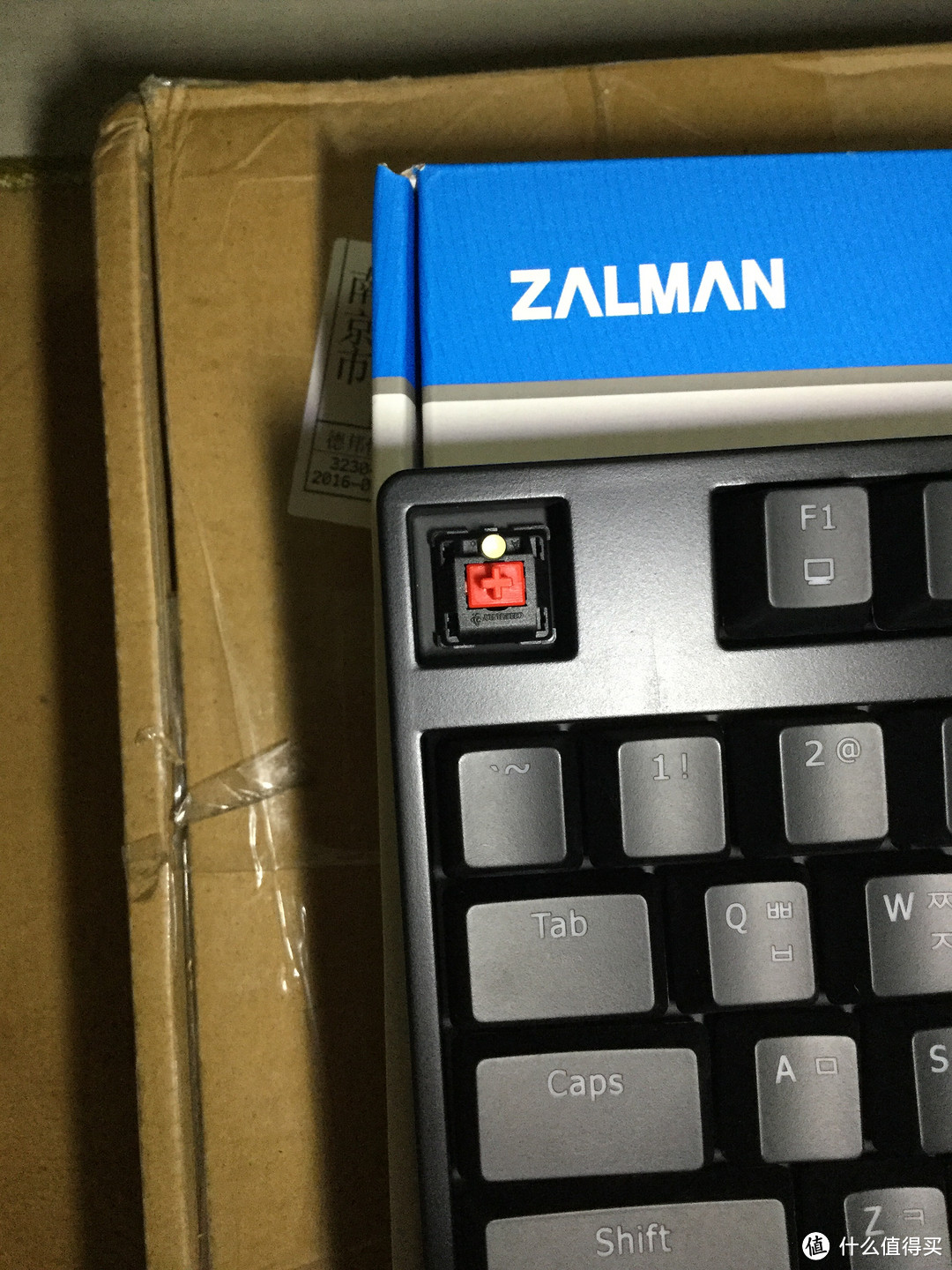 第一把机械键盘：ZALMAN 扎曼 ZMK-600M 键盘 开箱