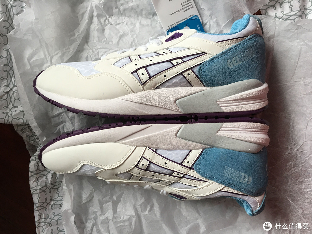 天真不能无鞋：ASICS 亚瑟士 Tiger Gel-Saga 女士运动鞋 开箱