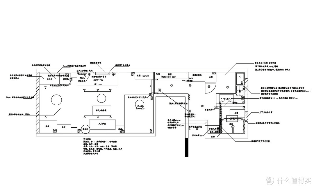 当初链家没有户型图，自己量完画的CAD