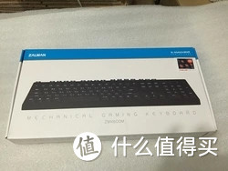 第一把机械键盘：ZALMAN 扎曼 ZMK-600M 键盘 开箱
