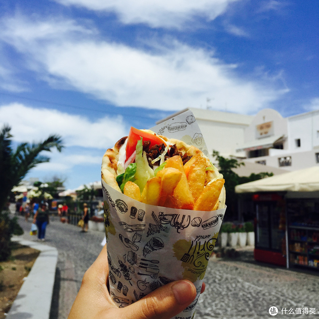 这是那天的午餐，希腊很出梦的pita