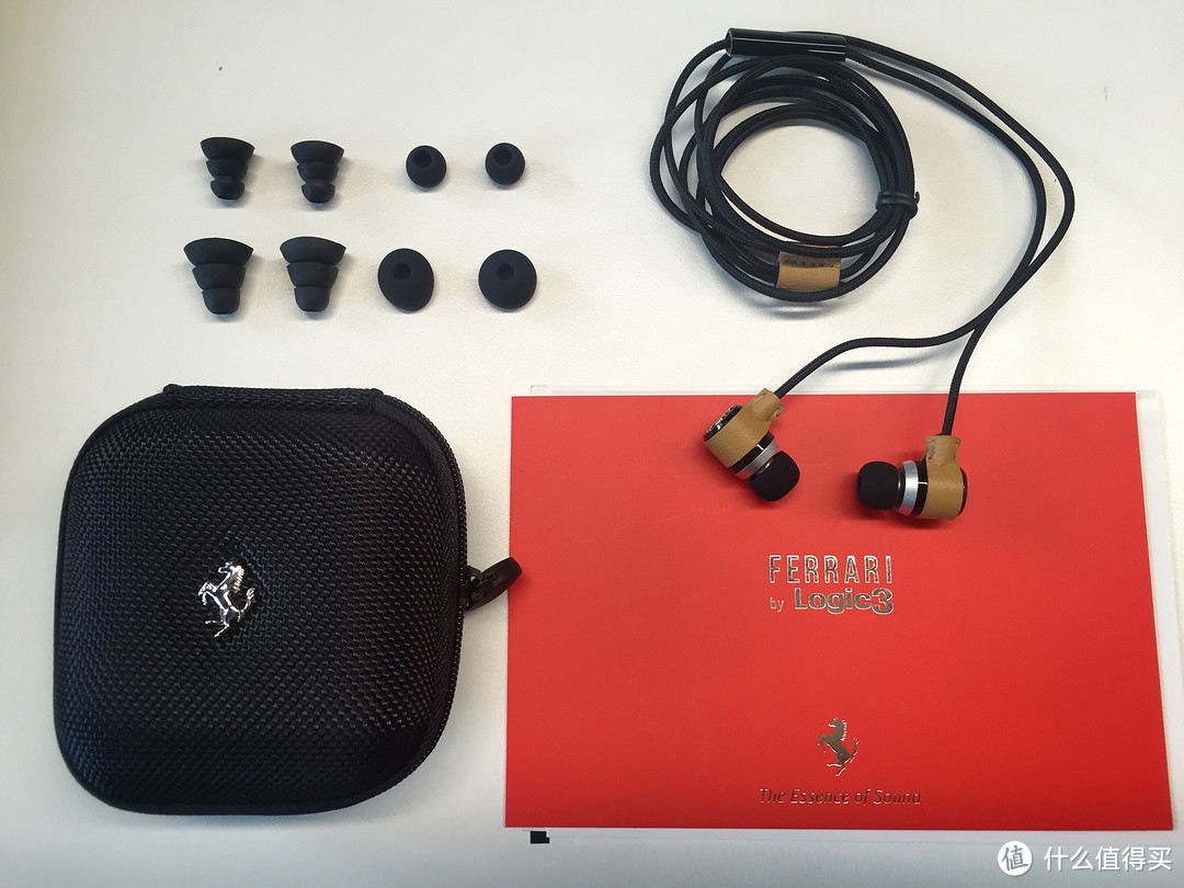 #本站首晒# 买不起法拉利跑车，买条同品牌耳机吧：Ferrari by Logic3 T150i 隔噪入耳式耳机