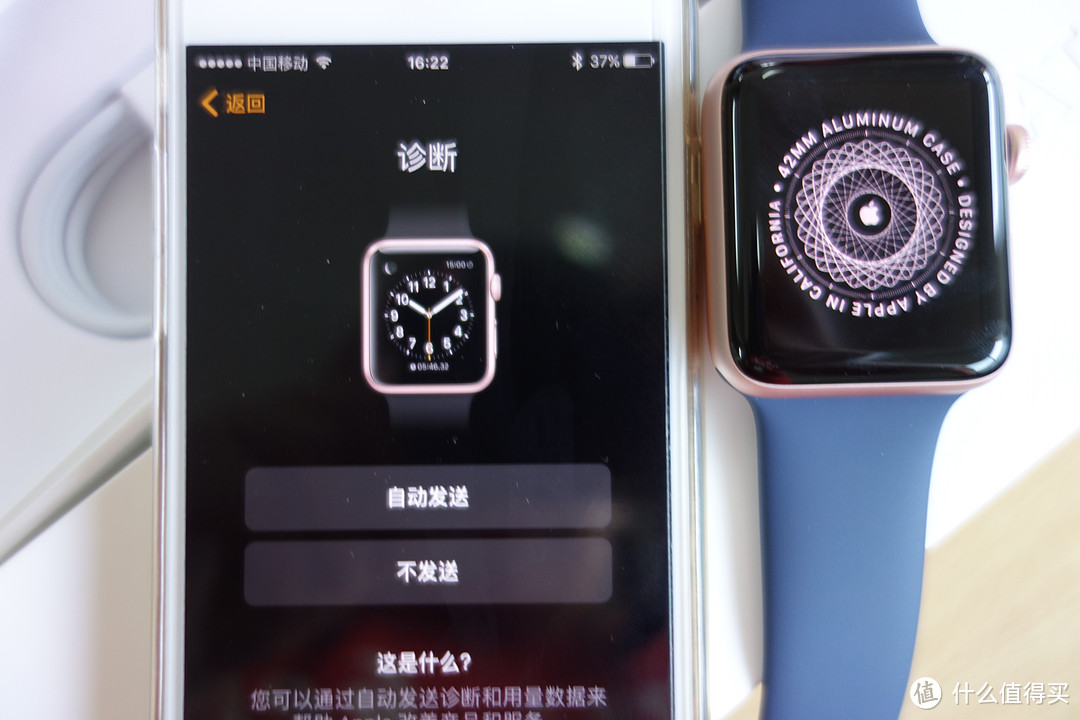 苹果 Apple Watch Series 2 玫瑰金色 铝金属 开箱