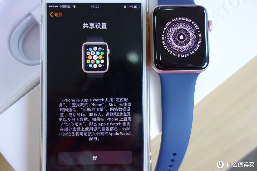 苹果 Apple Watch Series 2 玫瑰金色 铝金属 开箱