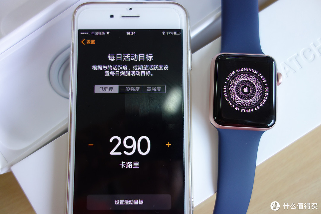 苹果 Apple Watch Series 2 玫瑰金色 铝金属 开箱