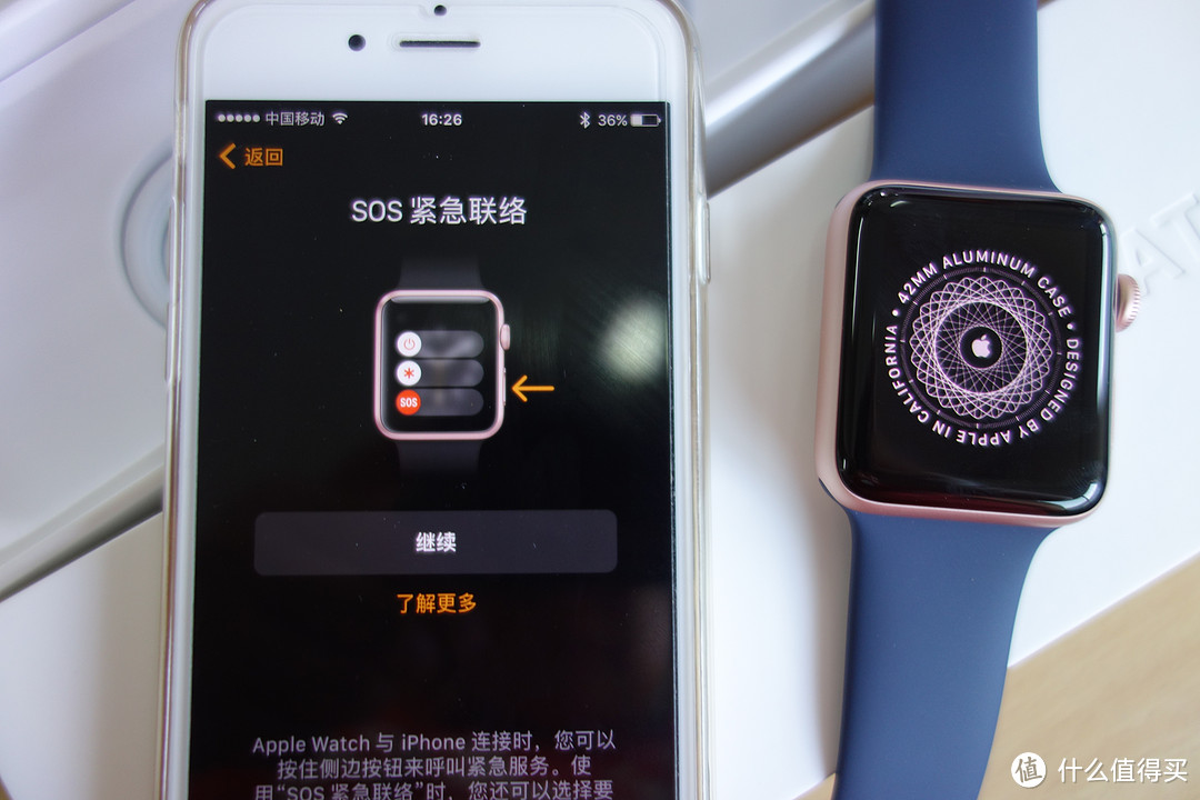 苹果 Apple Watch Series 2 玫瑰金色 铝金属 开箱