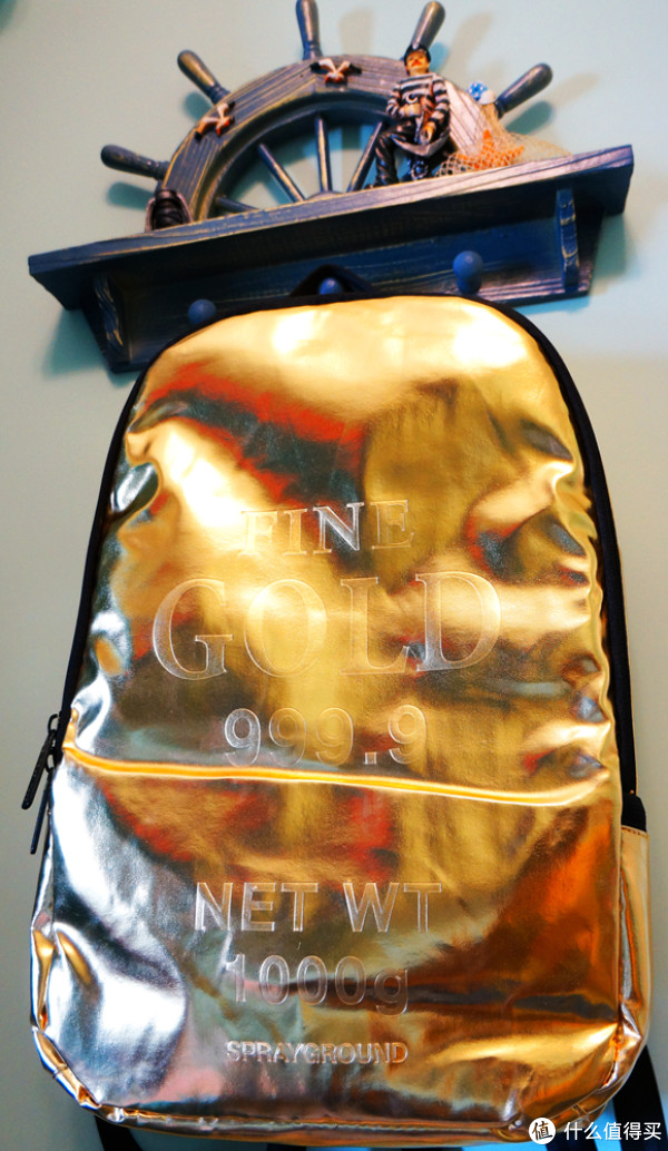 本站首晒# 女神的黄金圣斗士,参见! --- sprayground金砖背包晒单