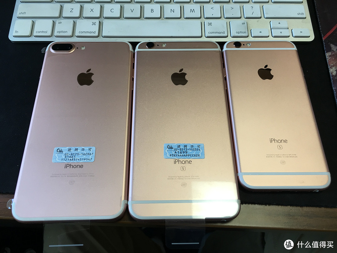 Apple 苹果 iPhone7 Plus  vs  6sp  外观大对比（7p开箱晒图）