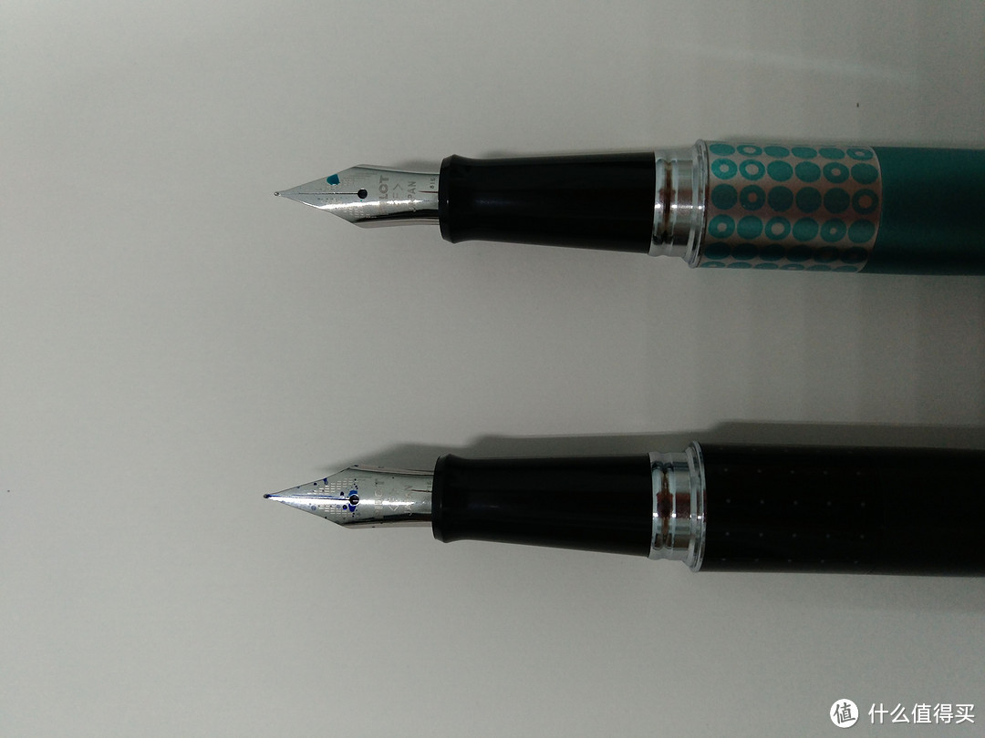 PILOT 百乐 88G 钢笔 F粗细对比 附与0.38、0.5中性笔对比