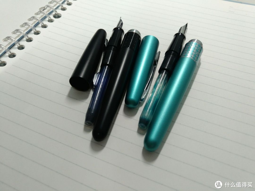 PILOT 百乐 88G 钢笔 F粗细对比 附与0.38、0.5中性笔对比